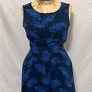 Maple Dress Small Blue
